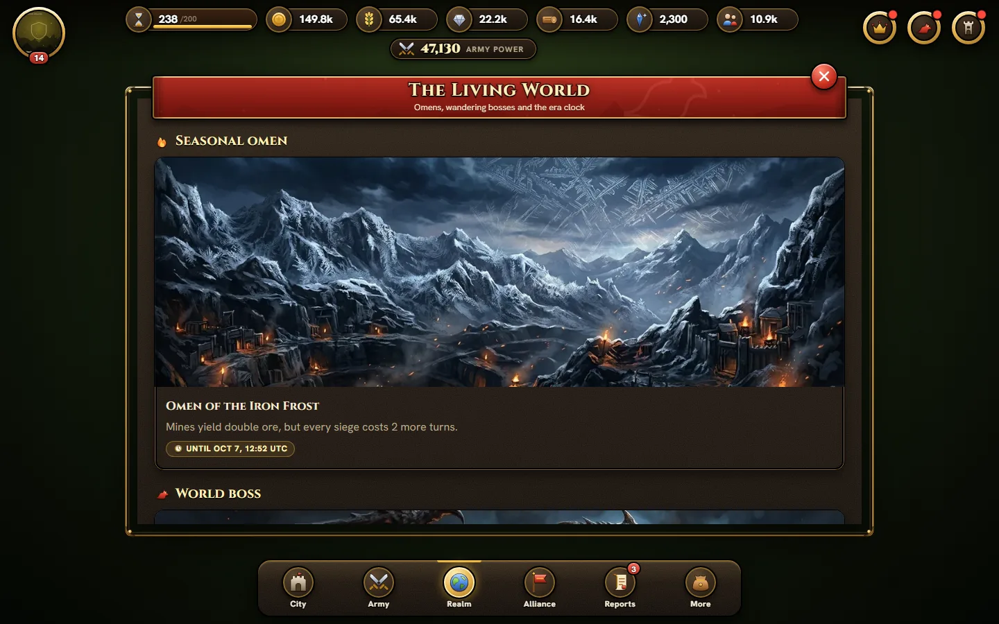 Fight a world boss together